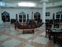 Salalah  Jídelna hotelu Samaharan Tourist Village.