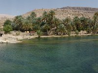Wadi Bani Khalid  Pohled na největší úvodní bazén  wadi. : Wadi Bani Khalid