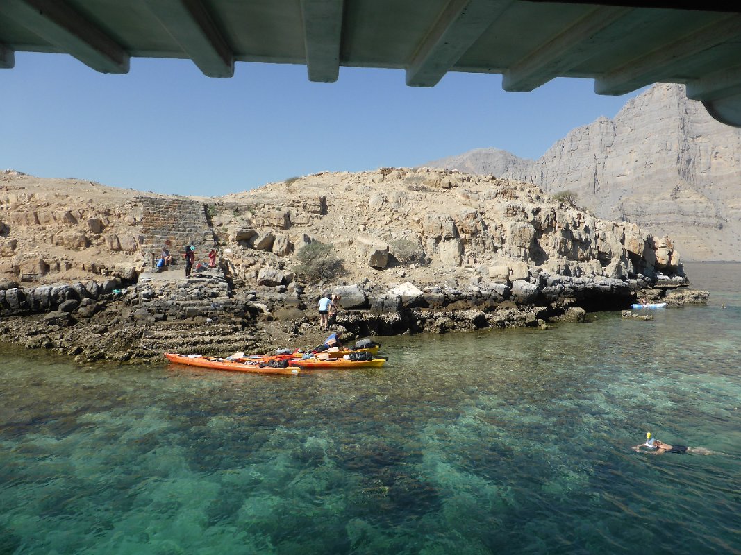 Dhow Cruise fjordem  Khor Sam Telegrafní ostrov